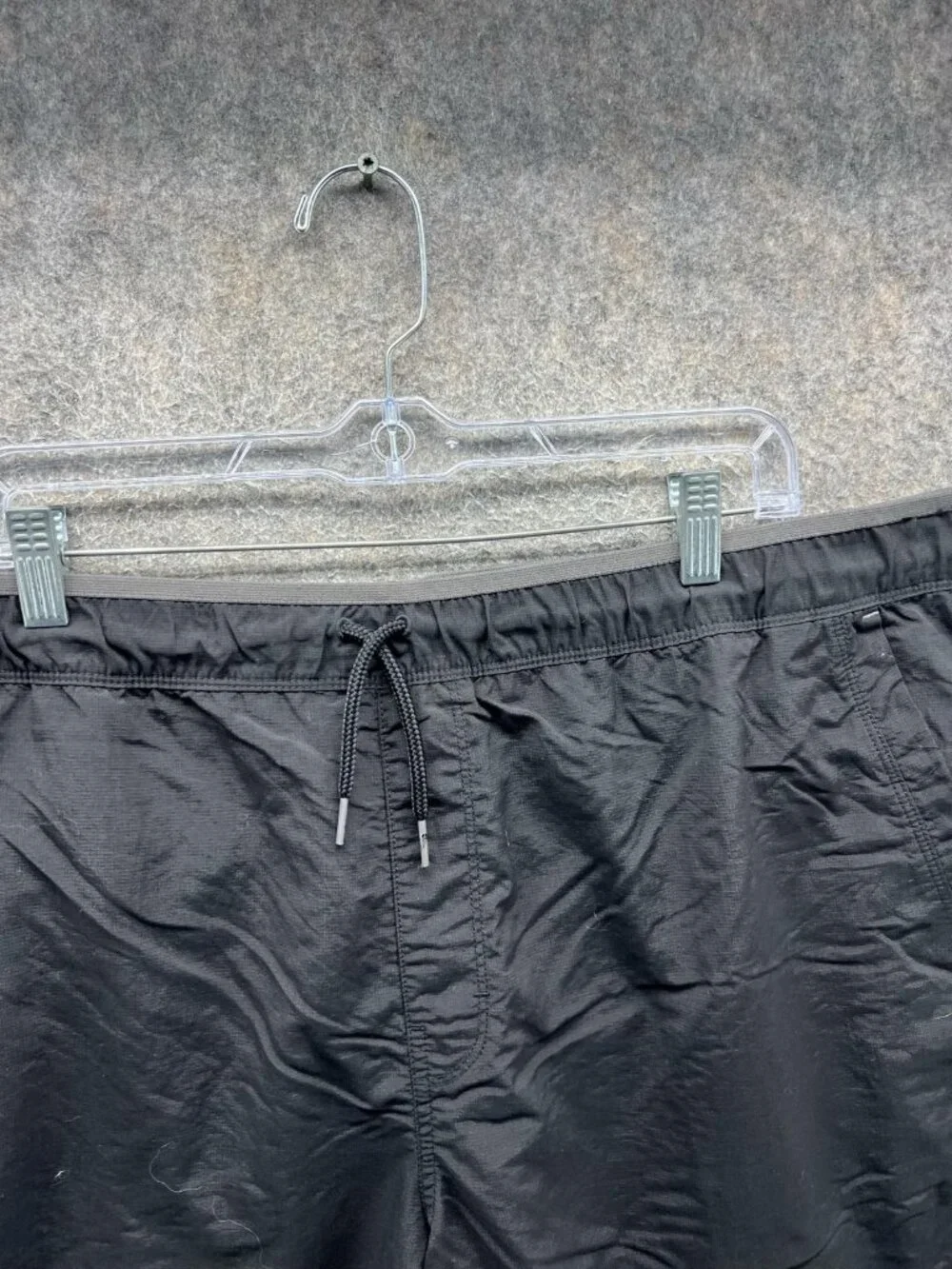 The North Face Swim Trunks Mens 2XL Black Solid Mesh Lined Quick Dry Shorts